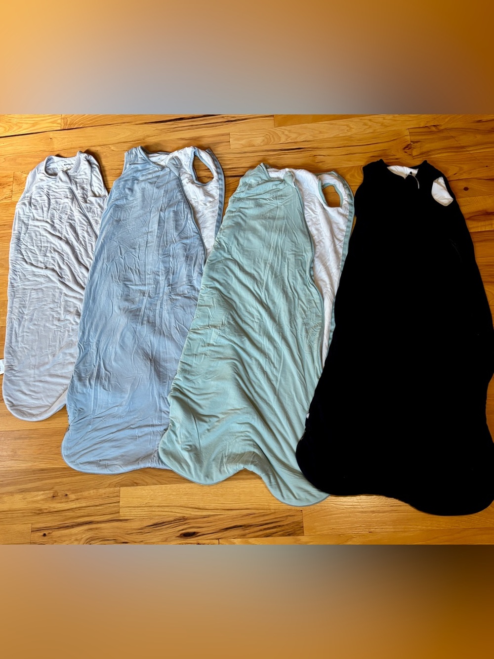 Kyte Baby Large/toddler 1.0 TOG Sleep Sacks - Black, Light Blue,&Mint